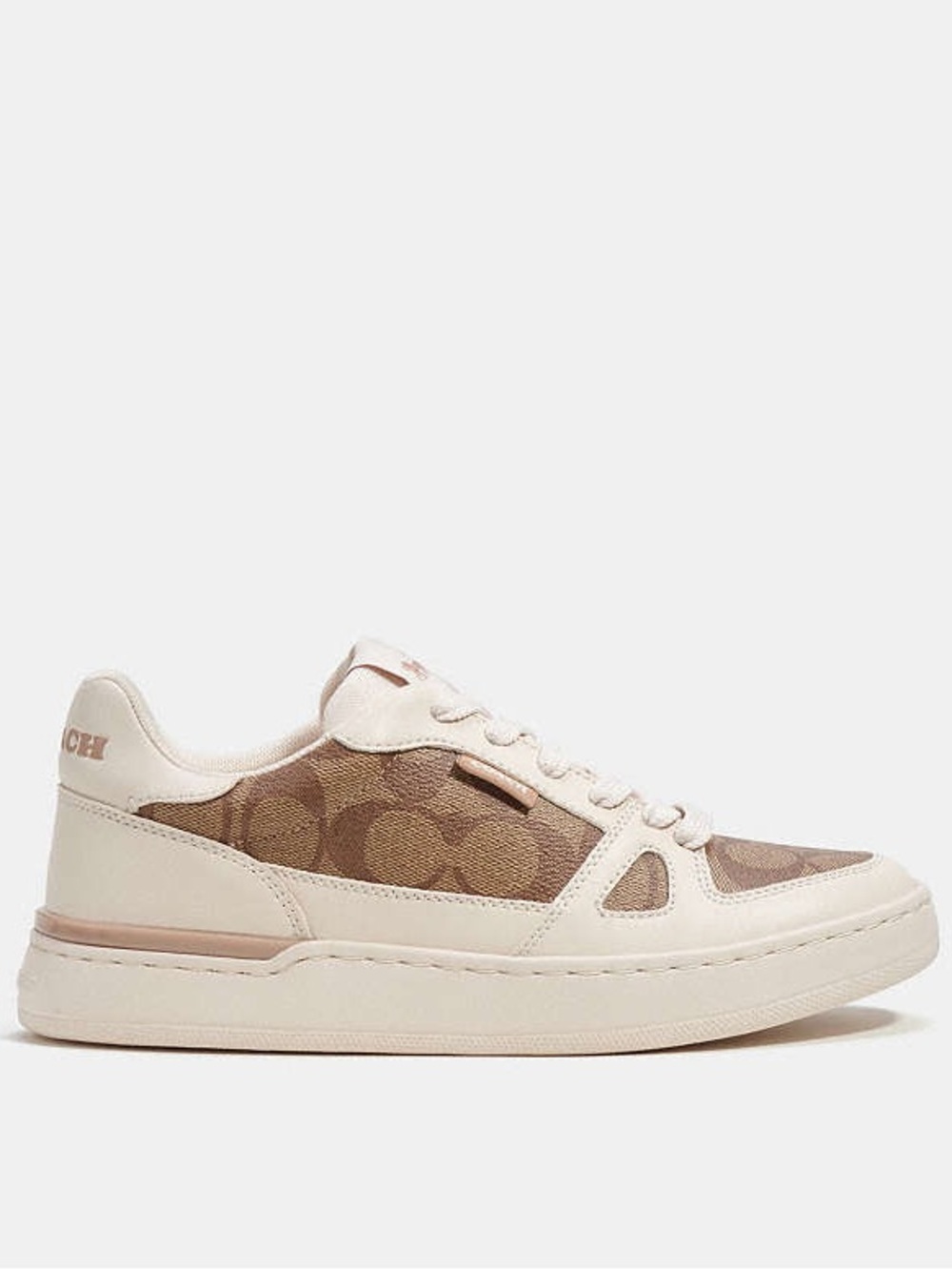 Coach Clip Court Low Top Sneaker In Signature Canvas - Picture 2 of 14
